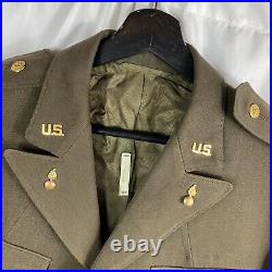 WWII US Army Air Corp Uniform Hart Schaffner Marx Tailored Bullion Patch