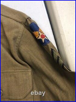 WWII US Army Air Corps 5 Pieces Hat, Tie, Shirt & 2 Jacket Including Long Winter