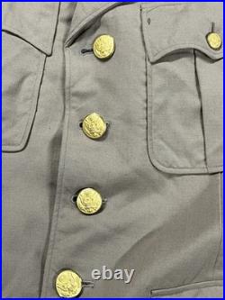 WWII US Army Air Corps 8th Air Force Officers Tan Uniform with British Made Patch