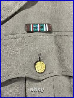 WWII US Army Air Corps 8th Air Force Officers Tan Uniform with British Made Patch