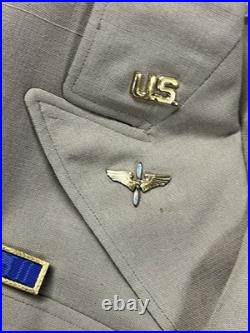 WWII US Army Air Corps 8th Air Force Officers Tan Uniform with British Made Patch