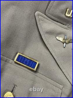 WWII US Army Air Corps 8th Air Force Officers Tan Uniform with British Made Patch