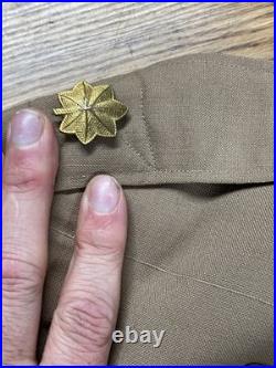 WWII US Army Air Corps 8th Air Force Officers Tan Uniform with British Made Patch