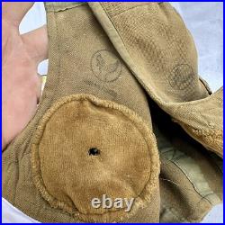 WWII US Army Air Corps Cloth Flight Jacket With Brass Gossports