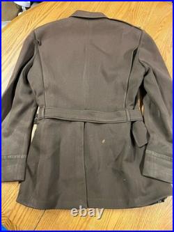 WWII US Army Air Corps Officer Uniform Jacket Named
