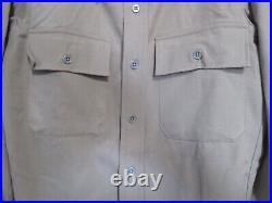 WWII US Army Air Corps Officer's Pink Shirt 100% Virgin Wool 14 Neck