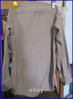 WWII US Army Air Corps Officer's Pink Shirt 100% Virgin Wool 14 Neck