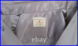 WWII US Army Air Corps Officer's Pink Shirt 100% Virgin Wool 14 Neck