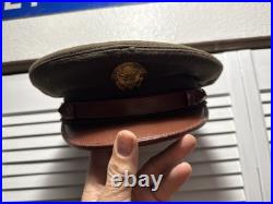 WWII US Army Air Corps Uniform Shirt & Cap NAMED USAAC Size 39 R