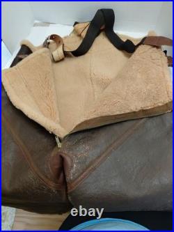 WWII US Army Air Force B1 Shearling Lined Leather Pilot Bomber Mechanic Trousers WWII US Army Air Force B1 Shearling Lined Leather Pilot Bomber Mechanic Trousers