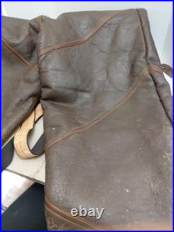 WWII US Army Air Force B1 Shearling Lined Leather Pilot Bomber Mechanic Trousers WWII US Army Air Force B1 Shearling Lined Leather Pilot Bomber Mechanic Trousers