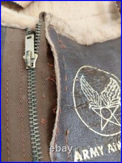 WWII US Army Air Force B1 Shearling Lined Leather Pilot Bomber Mechanic Trousers WWII US Army Air Force B1 Shearling Lined Leather Pilot Bomber Mechanic Trousers