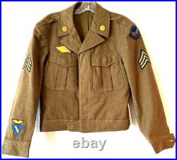 WWII US Army Air Force Bombardier / Flight Instructor Ike Jacket / Uniform
