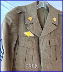 WWII US Army Air Force Bombardier / Flight Instructor Ike Jacket / Uniform