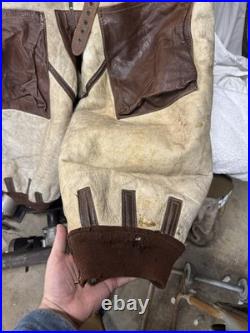 WWII US Army Air Forces Arctic Type A-6 Flight Pants Sheepskin Flying Trousers WWII US Army Air Forces Arctic Type A-6 Flight Pants Sheepskin Flying Trousers