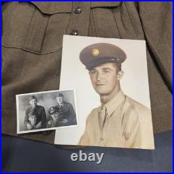 WWII US Army Air Forces Ike Jacket Named Grouping Staff Sgt Photos Ruptured Duck WWII US Army Air Forces Ike Jacket Named Grouping Staff Sgt Photos Ruptured Duck