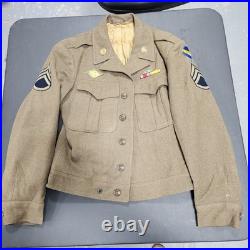 WWII US Army Air Forces Ike Jacket Named Grouping Staff Sgt Photos Ruptured Duck WWII US Army Air Forces Ike Jacket Named Grouping Staff Sgt Photos Ruptured Duck