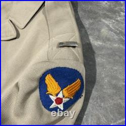 WWII US Army Air Forces Officer Uniform Lot Named Morton Meyers Jr AAF 1944 38R