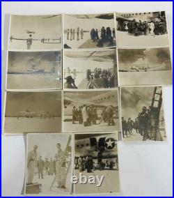 WWII US Army Air Transport Photo Lot Surrender of Japan / Tokyo Bay
