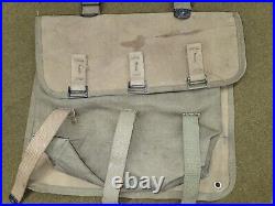 WWII US Army Bicycle Canvas Pannier Saddlebag Set #1