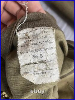 WWII US Army CBI Named Uniform Jacket +Research Done