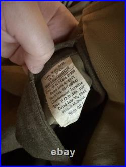 WWII US Army CBI Sergeant Uniform Jacket & Garrison Cap Bullion Patch
