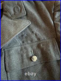 WWII US Army CBI Sergeant Uniform Jacket & Garrison Cap Bullion Patch