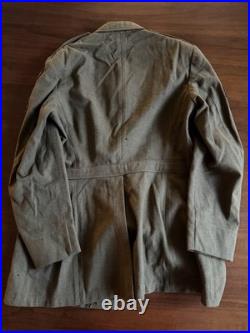 WWII US Army CBI Sergeant Uniform Jacket & Garrison Cap Bullion Patch