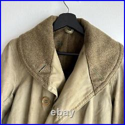 WWII US Army Canvas Jeep Coat Mackinaw Jacket Double Lined