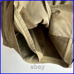 WWII US Army Canvas Jeep Coat Mackinaw Jacket Double Lined