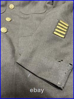 WWII US Army Class A Dress Jacket 38R 5Th ARMY AIR FORCE staff Sergeant Named
