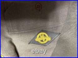 WWII US Army Class A Dress Jacket 38R 5Th ARMY AIR FORCE staff Sergeant Named