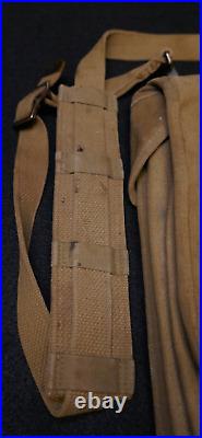 WWII US Army Combat Map Case Maker Bott 1941 Strap NAMED Original Officer