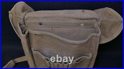 WWII US Army Combat Map Case Maker Bott 1941 Strap NAMED Original Officer