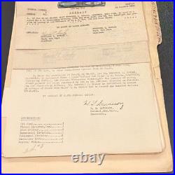 WWII US Army Document Group 1943-1945 611th Ordnance BAM Bn ETO Special Orders