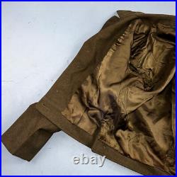 WWII US Army E-6 Ike Jacket 25th Infantry Division Patches WW2 Size 34R Wool