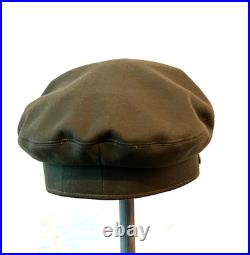 WWII US Army Enlisted Soldiers Visor Cap / Crusher Cap