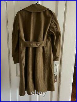 WWII US Army Enlisted Wool Trench Coat