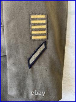 WWII US Army Four Pocket Jacket Insignia for China, Burma, India Sergeant First