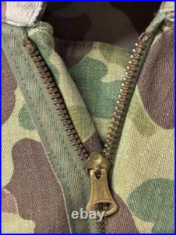 WWII US Army Frogskin Camo Coverall Original WW2 USMC WWII US Army Frogskin Camo Coverall Original WW2 USMC