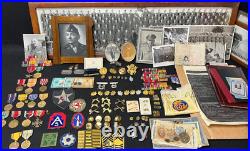 WWII US Army Group Lt Col LEER Bronze Star Africa Italy France Greece Nicaraguan