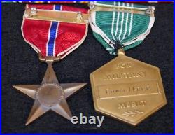 WWII US Army Group Lt Col LEER Bronze Star Africa Italy France Greece Nicaraguan