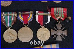 WWII US Army Group Lt Col LEER Bronze Star Africa Italy France Greece Nicaraguan