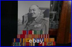 WWII US Army Group Lt Col LEER Bronze Star Africa Italy France Greece Nicaraguan