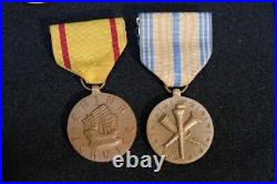 WWII US Army Group Lt Col LEER Bronze Star Africa Italy France Greece Nicaraguan