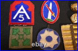 WWII US Army Group Lt Col LEER Bronze Star Africa Italy France Greece Nicaraguan