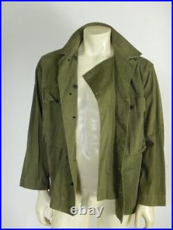 WWII US Army HBT Herringbone Twill Combat Jacket Size 36 R