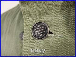 WWII US Army HBT Herringbone Twill Combat Jacket Size 38