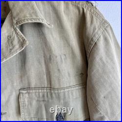WWII US Army HBT Shirt Custom Stenciled Distressed