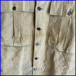 WWII US Army HBT Shirt Custom Stenciled Distressed